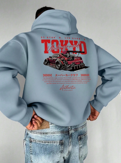 Tokyo Style kangaroo Style Hoodie