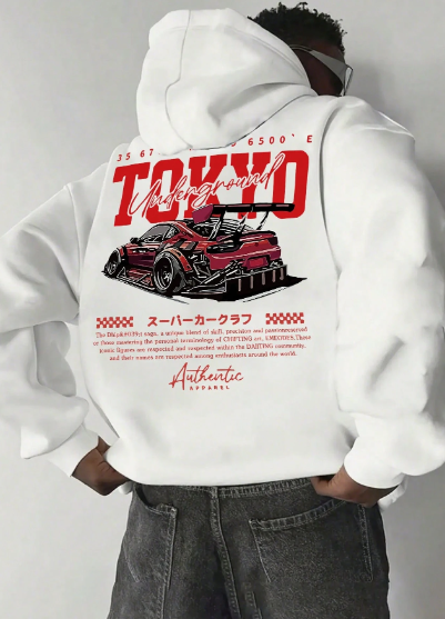 Tokyo Style kangaroo Style Hoodie
